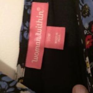 Black floral dress with shoulders out and splits in the front with belt NWT